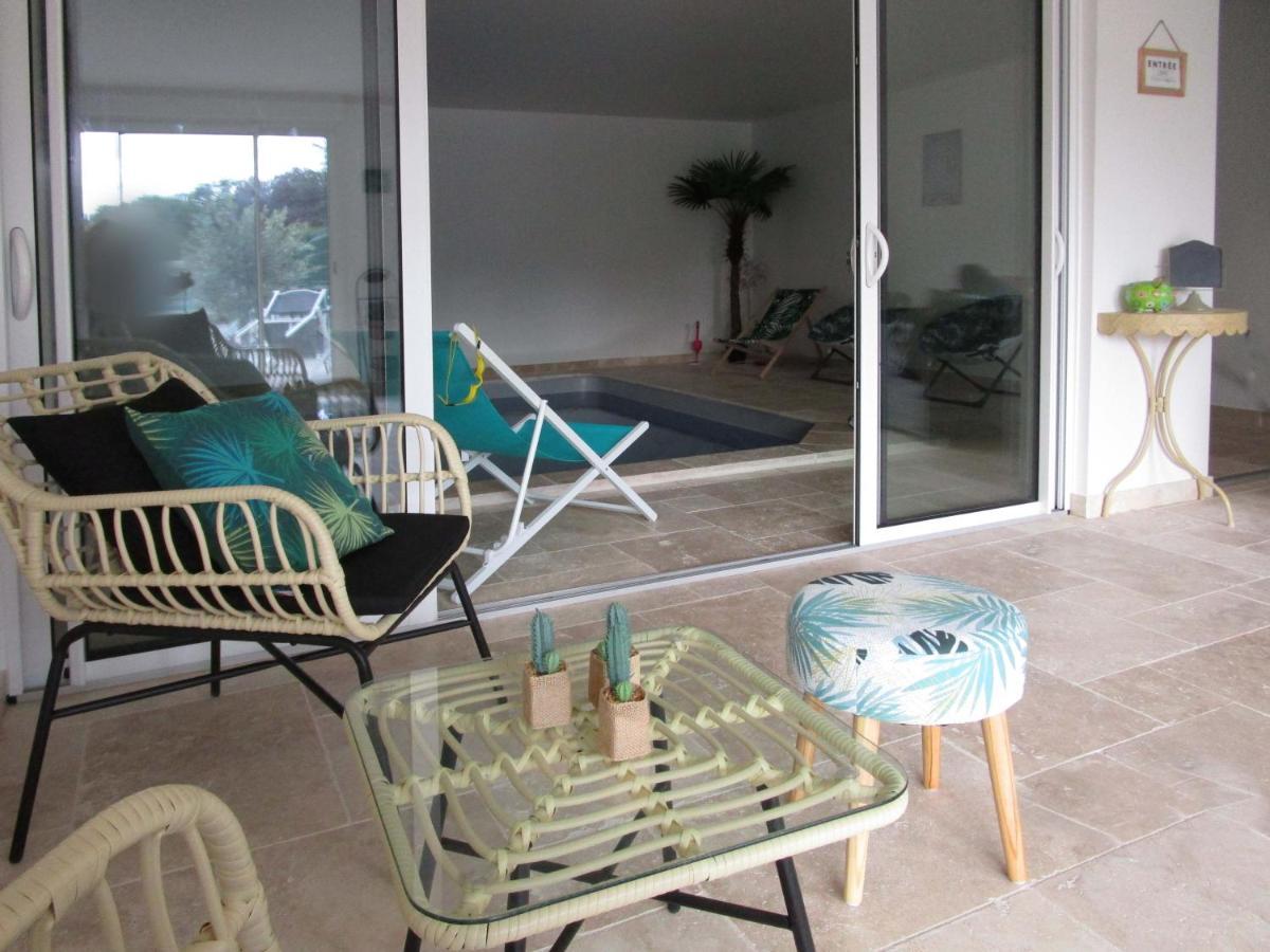 Les 4 Saisons Piscine Interieure Appartement Mer Buitenkant foto